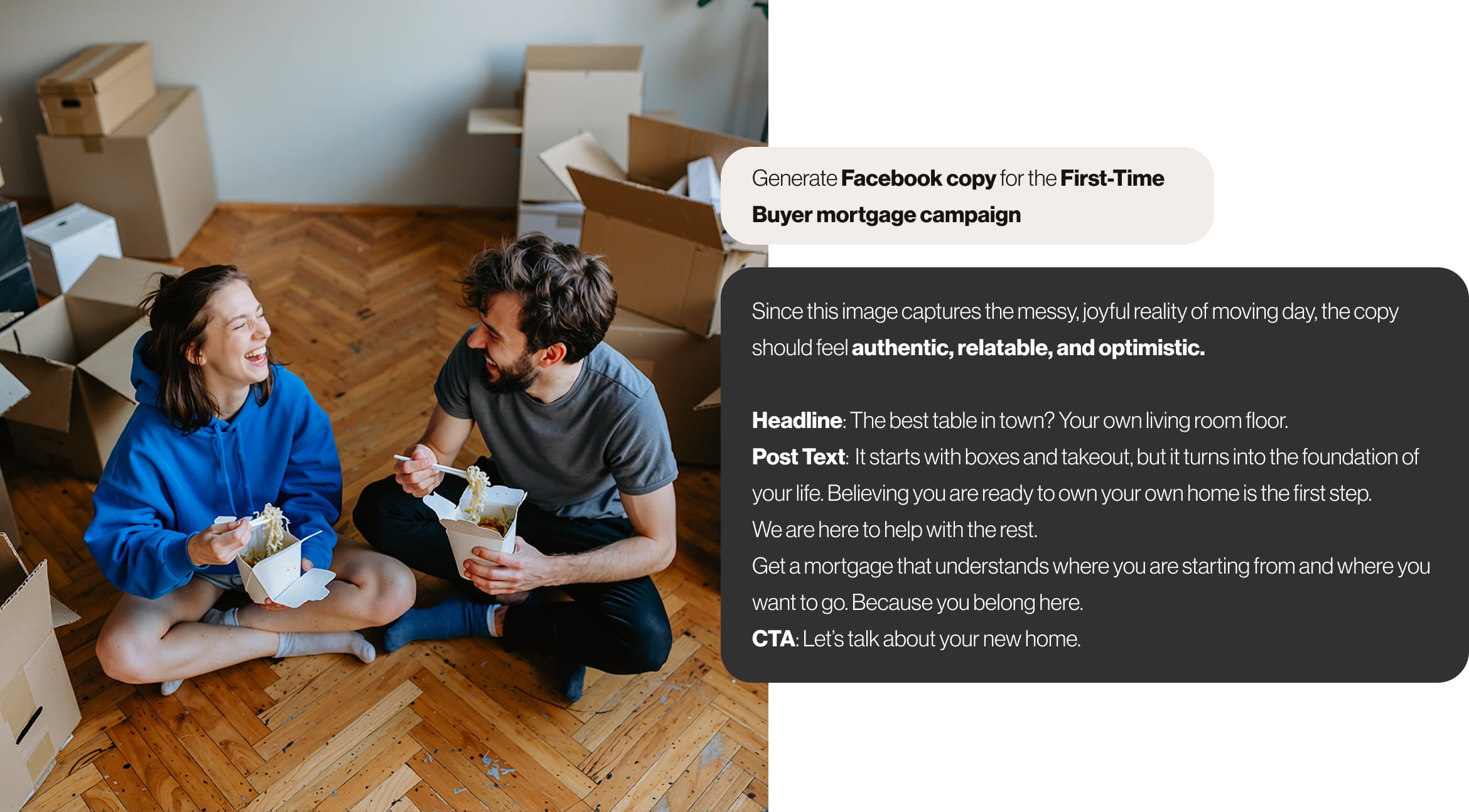 Copywriting example